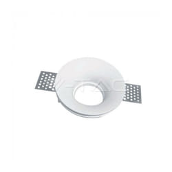 V-tac - VT-859RD portafaretto incasso scomparsa rotondo gesso GU10 - sku 3697