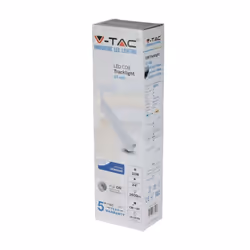 Da 20 W LED TRACKLIGHT SAMSUNG CHIP WHITE BODY 5000K