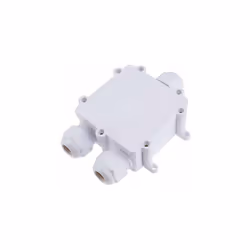 Scatola Box PVC di derivazione / giunzione con terminali a morsetti a vite interni, realizzata in materiale plastico di color ...