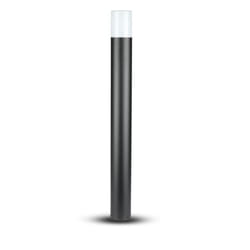 Lampione da giardino in alluminio 80X80X800M IP54 colore bianco GU10