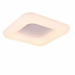 Plafoniera led Quadrata 80W Telecomando cct 3in1 Bianco 75x12.5cm Dimmerabile - V-tac