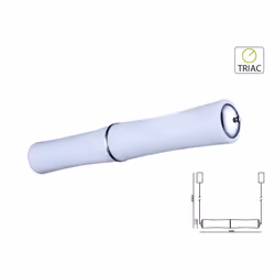 Lampada Led A Sospensione Moderno Forma 2 Canne Bambu Lunga 890mm 32W 3000K Dimmerabile Triac Dimmer SKU-3978 - Vista aggiuntiva 2