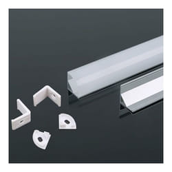 2 metri profilo in alluminio per strisce led da interno vt-8109 3353 - V-tac