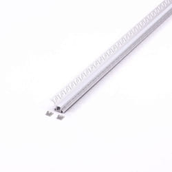 Kit di montaggio della striscia a LED con angolo interno di gessum latte in alluminio diffusore 2000mm