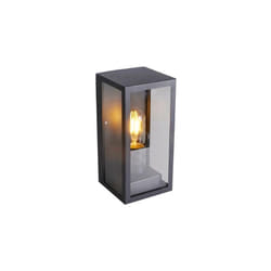 V-tac - Portalampada da giardino nera wall light E27 con fissaggio a muro VT-837