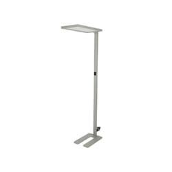 Piantana Lampada Led Da Terra Moderna Argento Con Touch Dimmerabile 80W Alta 195cm SKU-8521
