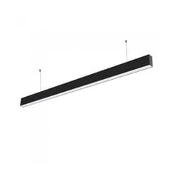 V-tac - luce lineare led samsung chip - 40W sospensione corpo nero 4000K - Luce naturale