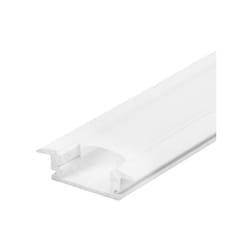 Profilo in alluminio 2M 24.7 x 7 mm white housing