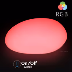 V-TAC VT-7802 Sasso Pietra Decorativa LED 1W RGB con Telecomando IR 24 Tasti e Alimentatore IP67 Dimmerabile - SKU 40151