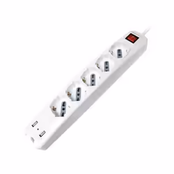 V-TAC 8715, 1,5 m, Interno, Tipo F, Tipo L, Tipo L, Polipropilene (PP), Bianco