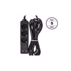 Marca V-TAC Codice Prodotto AP8777 Corrente 250V Max Spina 16A ,Tipo Schuko Posti 3 Prese Schuko Tedesco 16A Interruttori NO ...