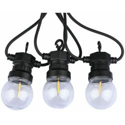 V-tac - Catenaria 5m 10 Lampadine Mini Globo a Filamento led 4W + Trasformatore 3000K