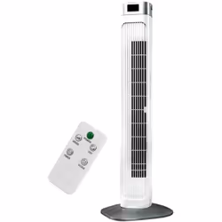 descrizione Ventola della torre con telecomando, pannello di controllo e display a LED. Questa ventola da 55 watt, potente e ...