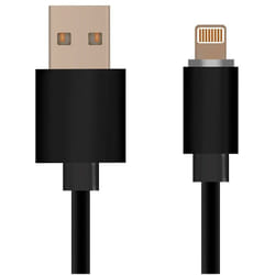 Cavo da Lightning (iPhone) a usb-a 1.5m Ricarica Rapida 2.4A Licenza mfi Nero - 8452 - V-tac