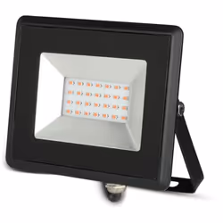 Faro LED SLIM V-TAC E-Series ultra Slim in alluminio nero 20W 110 1.700LM luce rossa da esterno IP65 SMD A+ VT-4021 - SKU 599 ...