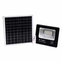 Faro faretto led 20W 6000K da esterno con pannello solare