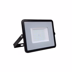 V-TAC PRO Faro ultrasottile Chip LED Samsung SMD nero 50W, luce bianco naturale 4000K 100 Alta luminosit6.000LM A++ esterno I ...