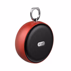 Altoparlante Bluetooth portatile con micro USB e cavo di fascia alta 800 mAh rossa