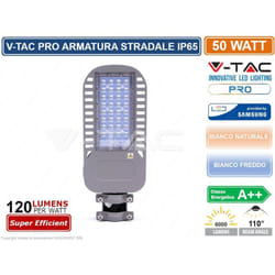 V-tac - pro VT-54ST lampada stradale led 50W lampione smd chip samsung - sku 958 / 959 IP65 - Colore Luce: Bianco Freddo