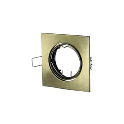 V-tac - VT-779 portafaretto orientabile quadrato da incasso per lampadine GU10 e GU5.3 colore oro - sku 8581