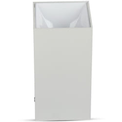 V-tac - Portafaretto quadrato bianco GU10 montaggio a soffitto riflettore Bianco - 8583