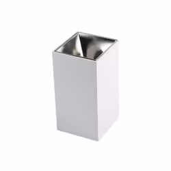GU10 Fitting Quadrato Bianco & Chrome SKU: 8585 : VT: VT-882 Specifiche tecniche : Dati elettrici = :Potenza=Max. 35W :Tensio ...