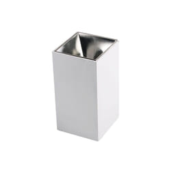 GU10 fitting quadrato bianco & chrome