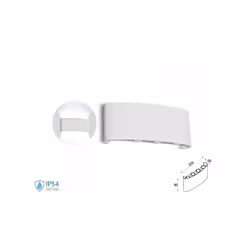 Marca V-TAC Codice Prodotto LD8617C Dimmerabile NO Voltaggio AC220V 50/60Hz Potenza 8W Luminosità 800 Lumen CRI RA>80 Illumin ...