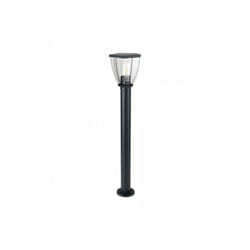 Piantana led Giardino Portalampada E27 (max 40W) Acciaio h800mm Nero IP44 - V-tac
