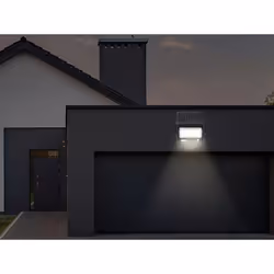 Lampada Faro Led Con Pannello Solare 10W 1100LM 4000K Doppio Sensore PIR Base Inclinabile IP65 SKU-8674 - Vista aggiuntiva 2