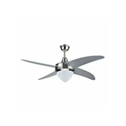 V-tac - VT-6043-4 Ventilatore led da Soffitto 15W 3 in 1 con Motore a Corrente Alternata da 60W con Telecomando 4 pale - sku 7915