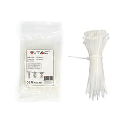 Fascetta 2.5 x 100MM bianco 100 pcs/pack