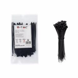 Fascetta 2.5 x 100mm Nero 100 pcs/pack SKU: 11160 : VT: Specifiche tecniche : Dettagli corpo = :Colore=Nero :Materiale=Nylon ...
