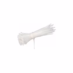 Fascette fissacavo nylon-66 per cablaggi 4.5x300mm, colore bianco, adatto per fissare cavi, protezione U.V. - Confezione 100p ...