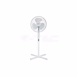 V-Tac Ventilatore a Piantana VT-4016-3 a 3 Pale. Potenza di 40W. Ventilatore a piantana realizzato in materiale plastico di c ...