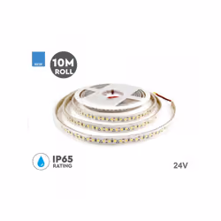 Bobina Led Dimmerabile Con PWM Non Riscalda Con Guaina 7.2W/M ,600LM/M ,120 Led/M,CRI>80,Larghezza solo 10mm DC24V Con 1200 S ...