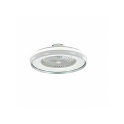 V-tac - Ventilatore led da Soffitto a Scatola con Motore a Corrente Alternata da 50W e Telecomando 3in1 Colore Grigio