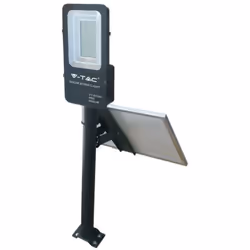 V-TAC Armatura Stradale LED SMD 50W con Pannello Solare e Telecomando - 6000K, IP65 Codice Prodotto: SKU 95509 (VT-ST200) La  ...