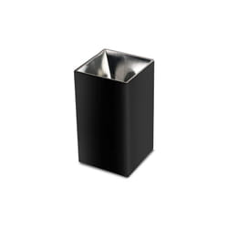 V-tac - VT-882 Portafaretto da soffitto quadrato nero con riflettore interno cromato per lampade GU10-GU5.3 - sku 8994