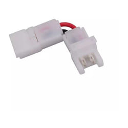 2658 Connettore angolare 90° per strip led da 8mm con clip a 2 pin e morsetti per striscia a led monocolore - V-tac