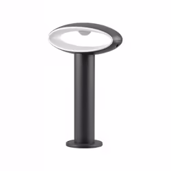 9W LED Bollard Lamp Dark Grey Aluminium 30cm 4000K IP54