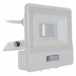 V-Tac VT-118S-1 Faretto LED con potenza di 10W. Realizzato in alluminio pressofuso di colore bianco. Con tecnologia LED SMD,  ...