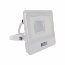 Floodight PIR a LED da 20 W Samsung Chip White Body 3000K 1M Cavo