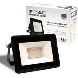 V-tac - faro led faretto lampada da 10W smd IP65 chip samsung colore nero Bianco Freddo