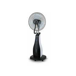 V-tac - Ventilatore Nebulizzatore led 80W con 3 Pale da 17' Base Rotonda e Telecomando (Capacità 3.2L)