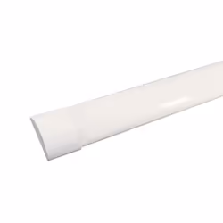 Plafoniera prismatica a LED SMD da 120 cm luce bianco freddo 6500k corpo sottile in plastica opaca. Fascio luminoso di 120 e  ...