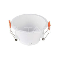 Porta faretto da incasso V-tac rotondo gu10 bianco vt-925 - 6636