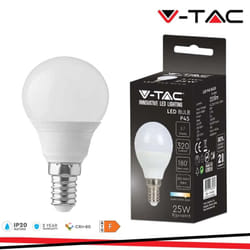 Led lampadina 3.7W E14 P45 4000K - Luce naturale