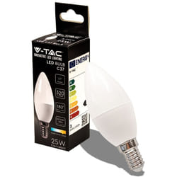 VT-1818 Lampadina led candela smd 3.7W E14 bianco naturale 4000K sku 214166 - V-tac