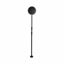 Sku6669 vt-948 - 8w led lampada da giardino solare corpo bianco e nero 4000k